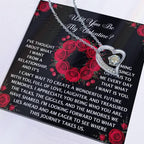 To My Valentine: Romantic Forever Love Necklace with Emotional Message