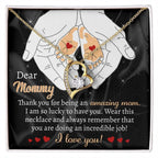 Gift for the Expectant Mom You are Doing An Incredible Job Forever Love Heart Pendant Necklace