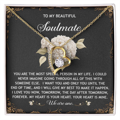 Romantic Necklace for Her - My Heart is Your Heart - Forever Love Necklace - Mallard Moon Gift Shop