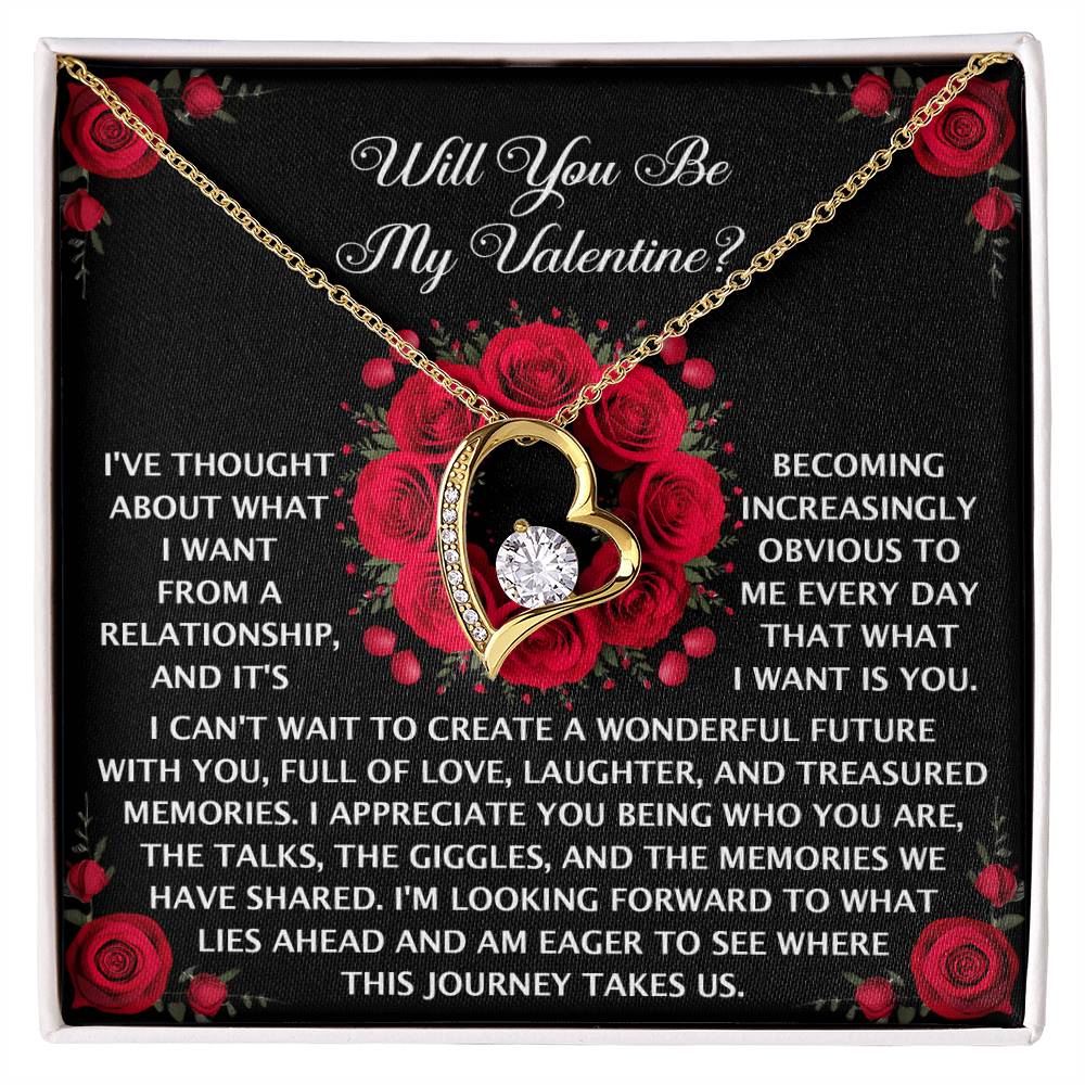 To My Valentine: Romantic Love Knot Necklace with Emotional Message - Mallard Moon Gift Shop
