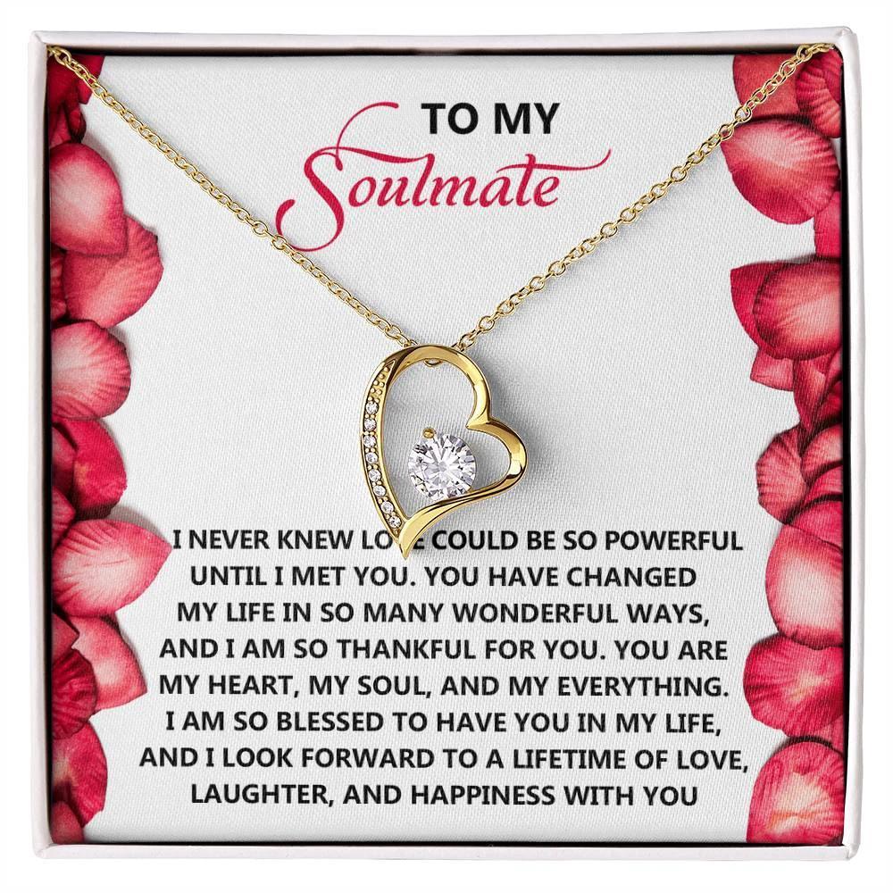 Celebrate Gratitude and Love – Romantic Necklace with Sentimental Message