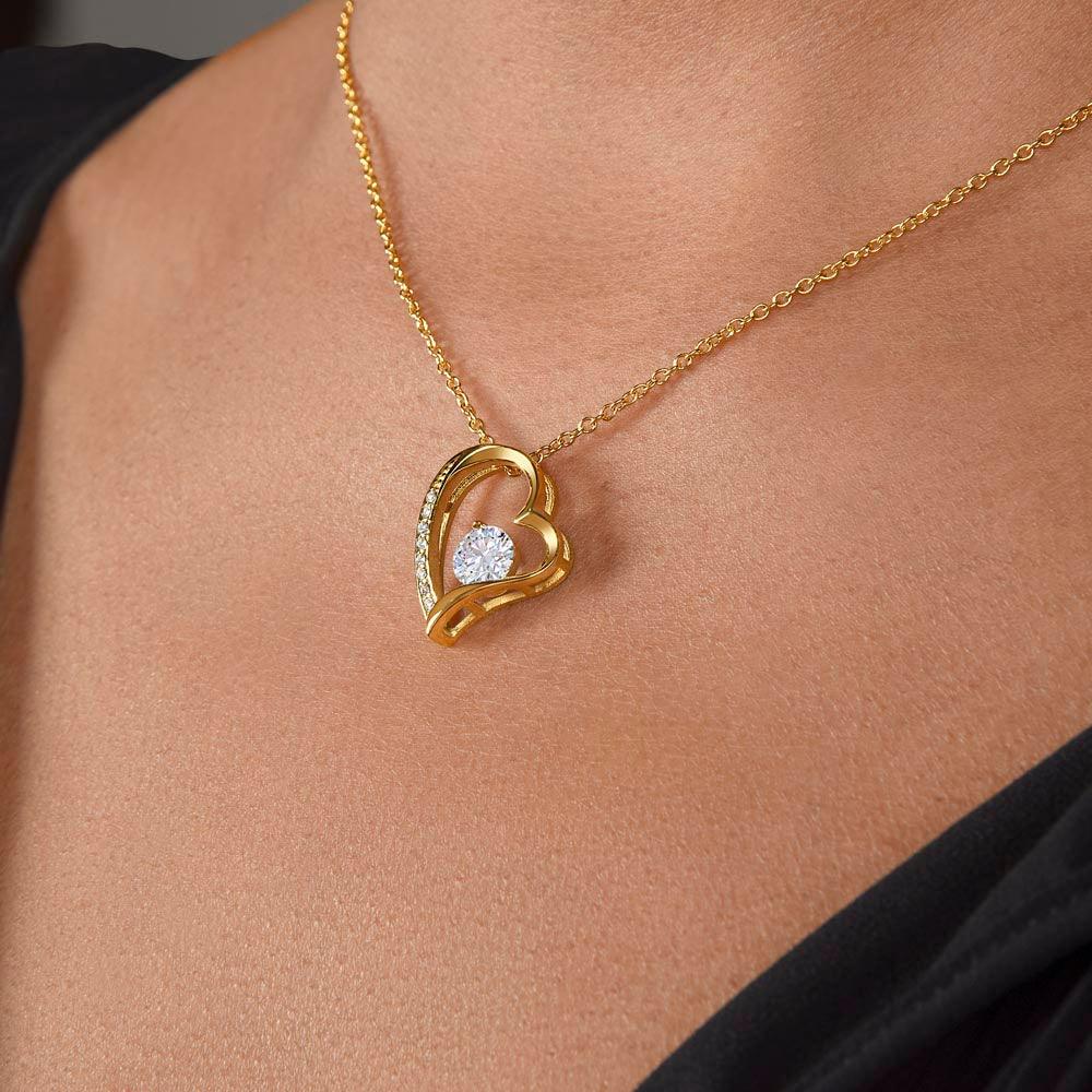 To My Partner's Mom You Welcomed me with Open Arms and an Open Heart Pendant Necklace - Mallard Moon Gift Shop