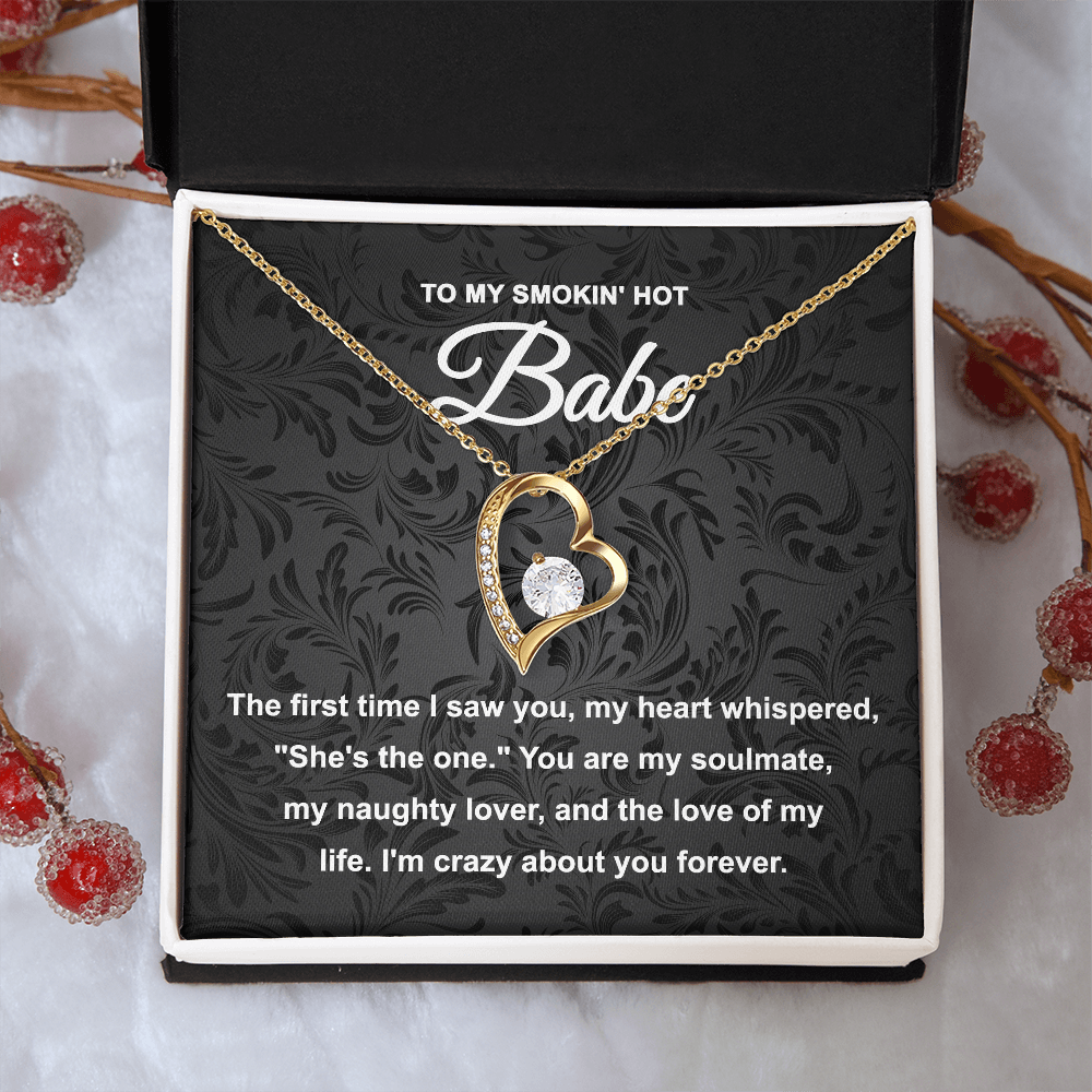 Soulmate Gift - My Naughty Lover and Love of My Life - Forever Love Pendant Necklace - Mallard Moon Gift Shop