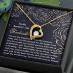 Romantic Jewelry Gift for Wife, Girlfriend, or Fiancée –Forever Love Heart Pendant Necklace with CZ Stone - Includes Elegant Message Card - Soothes My Soul