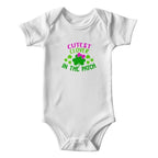 Cutest Clover in the Patch St. Patrick’s Day Baby Bodysuit – Cute Shamrock Onesie – Soft Cotton Infant Romper – Baby Girl Irish Holiday Outfit & Gift