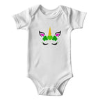 Shamrock Unicorn St. Patrick’s Day Baby Bodysuit – Cute Irish Lucky Charm Onesie – Soft Cotton Infant Romper – Magical Holiday Outfit & Baby Gift