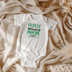 Cutest Clover in the Patch St. Patrick’s Day Baby Bodysuit – Cute Shamrock Onesie – Soft Cotton Infant Romper – Irish Holiday Outfit & Baby Gift