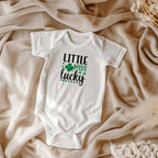 Little Miss Lucky St. Patrick’s Day Baby Girl Bodysuit – Cute Shamrock Onesie – Soft Cotton Infant Romper – Irish Holiday Outfit & Baby Shower Gift