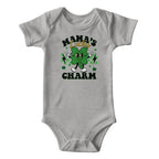 Mama’s Lucky Charm St. Patrick’s Day Baby Bodysuit – Cute Shamrock Onesie – Soft Cotton Infant Romper – Funny Irish Holiday Outfit & Baby Gift