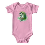 Magical Irish Unicorn St. Patrick's Day Baby Bodysuit – Enchanted Shamrock Lucky Charm Onesie – Soft Cotton Infant Romper – Fantasy Holiday Outfit & Baby Gift