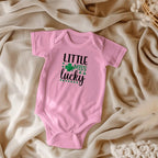 Little Miss Lucky St. Patrick’s Day Baby Girl Bodysuit – Cute Shamrock Onesie – Soft Cotton Infant Romper – Irish Holiday Outfit & Baby Shower Gift