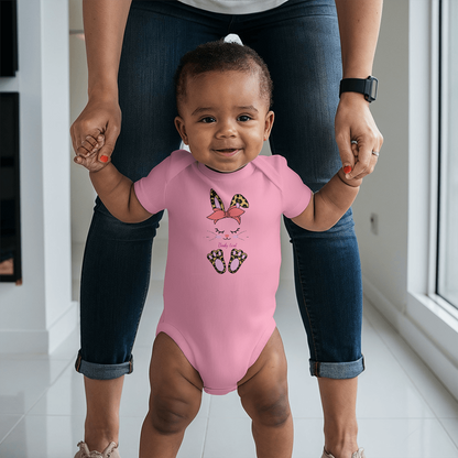 Adorable Personalized Bunny Baby Bodysuit - Mallard Moon Gift Shop