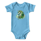 Magical Irish Unicorn St. Patrick's Day Baby Bodysuit – Enchanted Shamrock Lucky Charm Onesie – Soft Cotton Infant Romper – Fantasy Holiday Outfit & Baby Gift