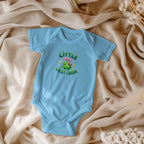 Little Miss Lucky Charm St. Patrick’s Day Baby Bodysuit – Cute Shamrock & Bow Onesie – Soft Cotton Infant Romper – Irish Holiday Outfit & Baby Gift
