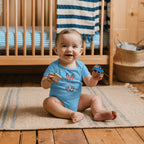 Adorable Personalized Bunny Baby Bodysuit