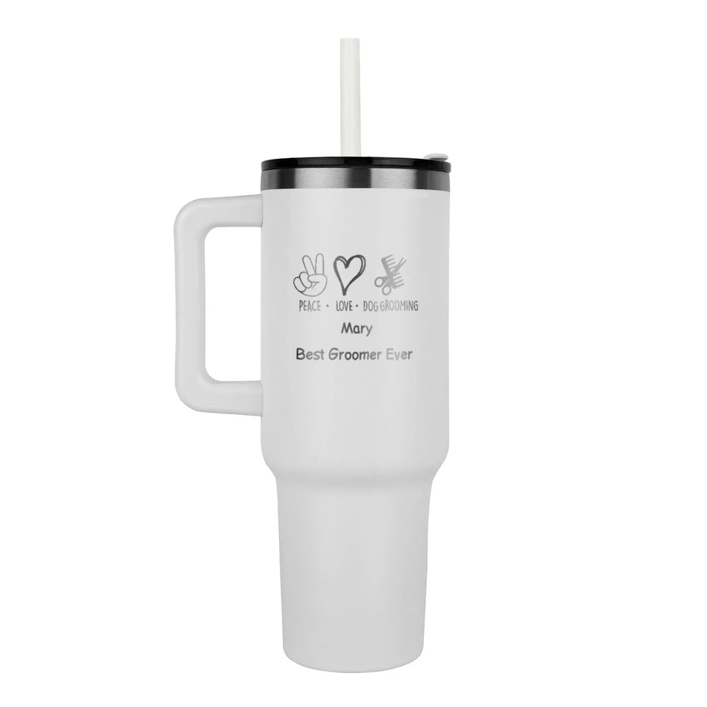 Personalized Dog Groomer Laser Engraved Pinnacle 40oz Tumbler