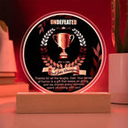 Dad Joke Undefeated Champion Acrylic Plaque Award