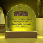 Mom, Your Love is the Compass... Acrylic Plaque