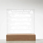Reasons Why-Everything I Needed-Acryic Acrylic Plaque