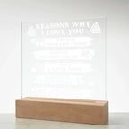 Reasons Why-Everything I Needed-Acryic Acrylic Plaque