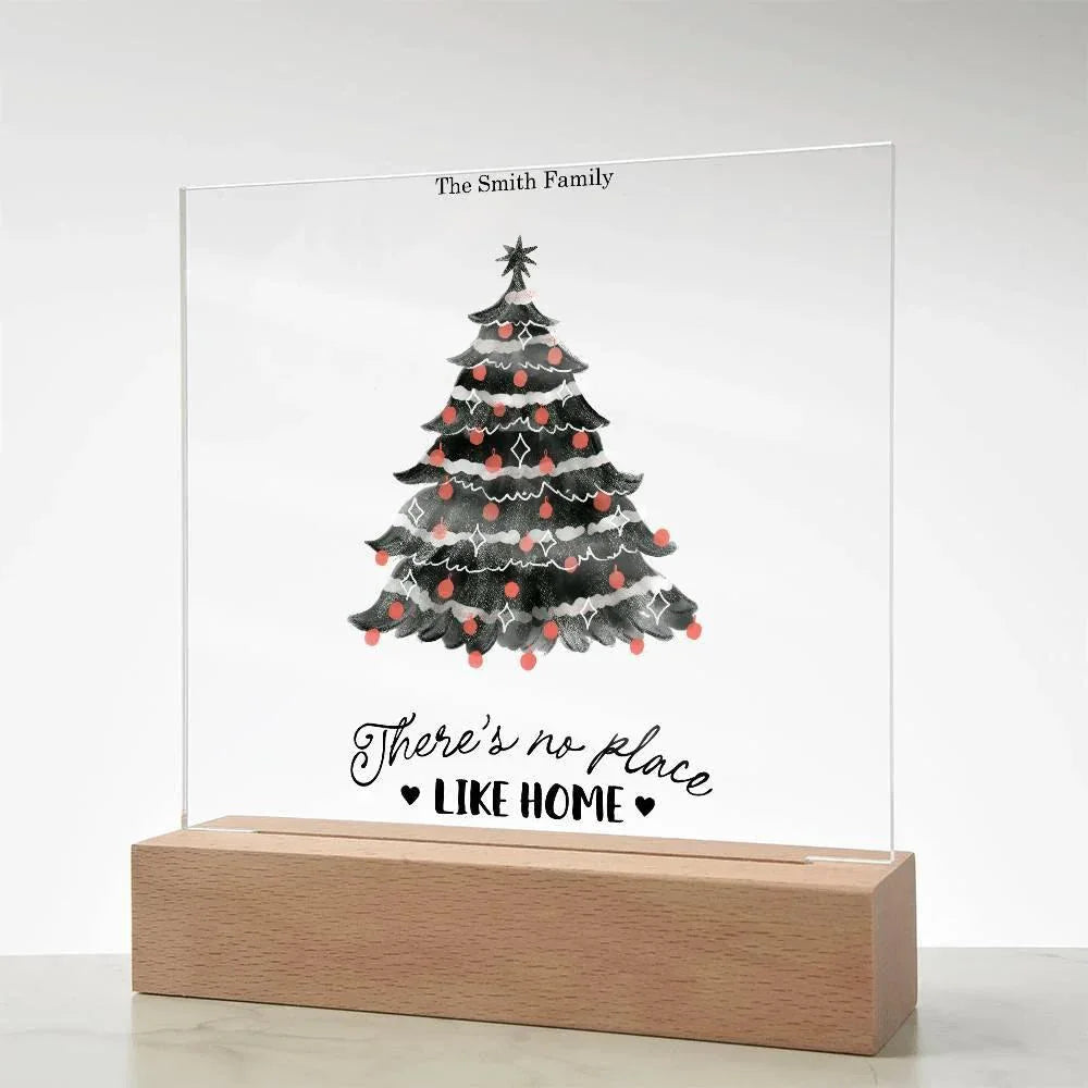 Personalized LED Acrylic Plaque – Romantic or Holiday Gift with Custom Name and Sentiment | Multiple Designs & Light Base Options