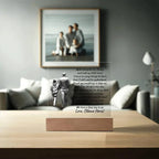 Walk Alongside Me Daddy Personalized Acrylic Plaque