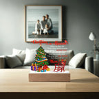 Christmas in Heaven Acrylic Plaque – Memorial LED Light Display | Comforting Holiday Remembrance Gift