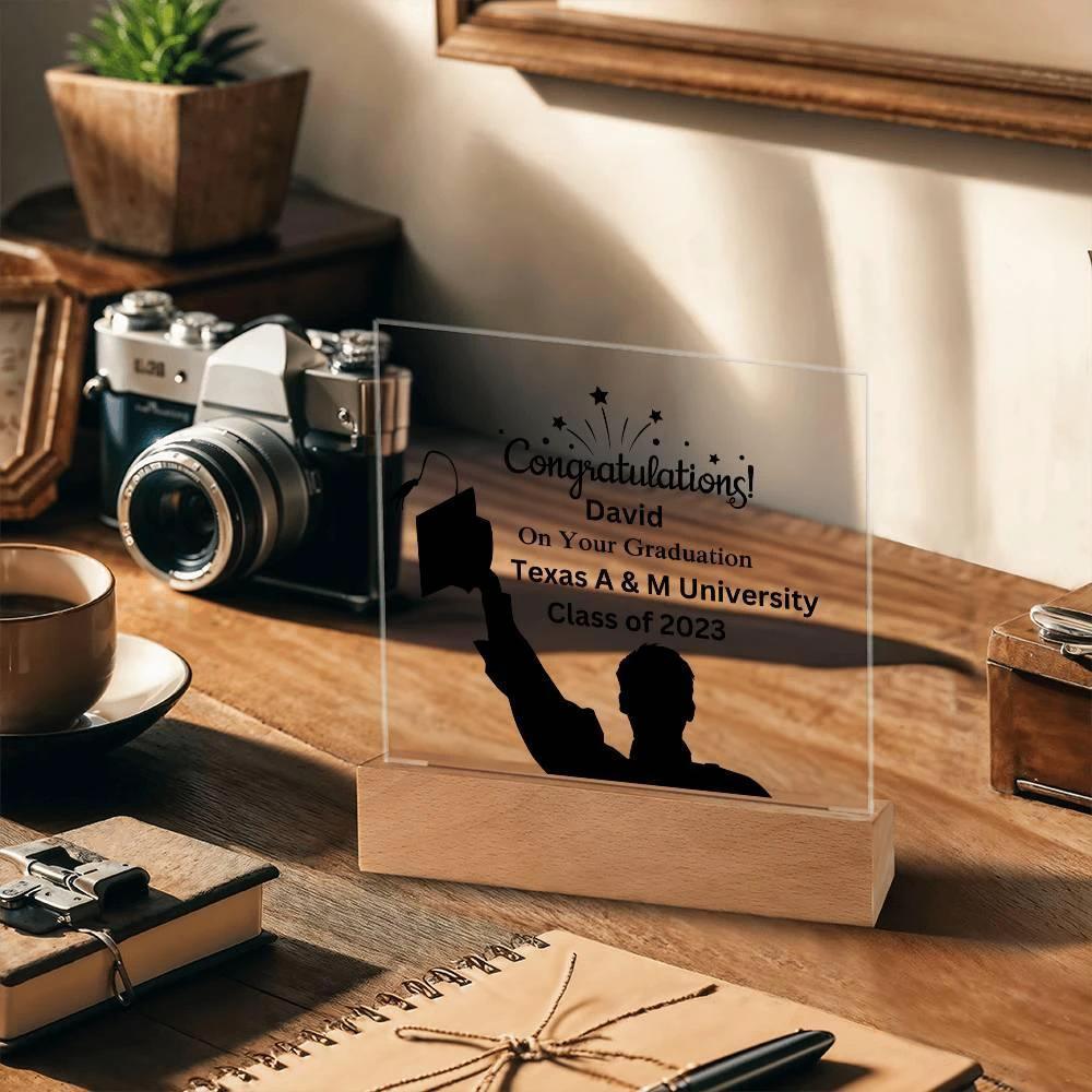 Custom Graduation Acrylic Plaque