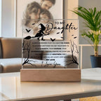 Daughter - I Believe in You - Lighted Acrylic Plaque