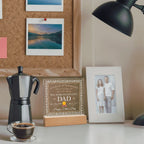 World's Greatest Dad Personalized Certificate – Custom Acrylic Plaque with Name & Date – Birthday, Father's Day, or Any Occasion