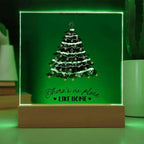 Personalized LED Acrylic Plaque – Romantic or Holiday Gift with Custom Name and Sentiment | Multiple Designs & Light Base Options