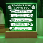 Reasons Why-Everything I Needed-Acryic Acrylic Plaque