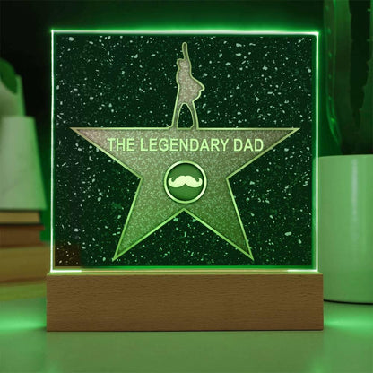 Dad Gift - The Legendary Superhero Acrylic Plaque - Mallard Moon Gift Shop