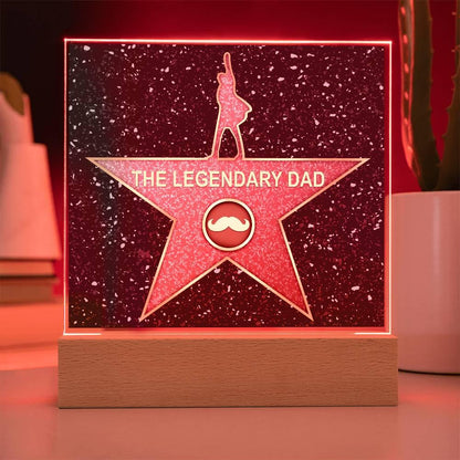 Dad Gift - The Legendary Superhero Acrylic Plaque - Mallard Moon Gift Shop
