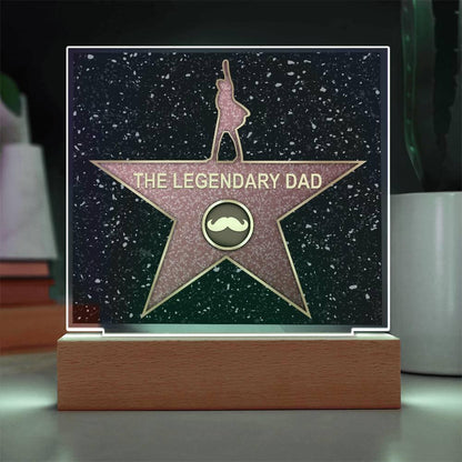 Dad Gift - The Legendary Superhero Acrylic Plaque - Mallard Moon Gift Shop