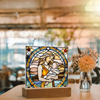 Guided by Love Stained Glass-Style LED Acrylic Plaque – A Beautiful Mother's Day or New Mom Baby Shower Gift