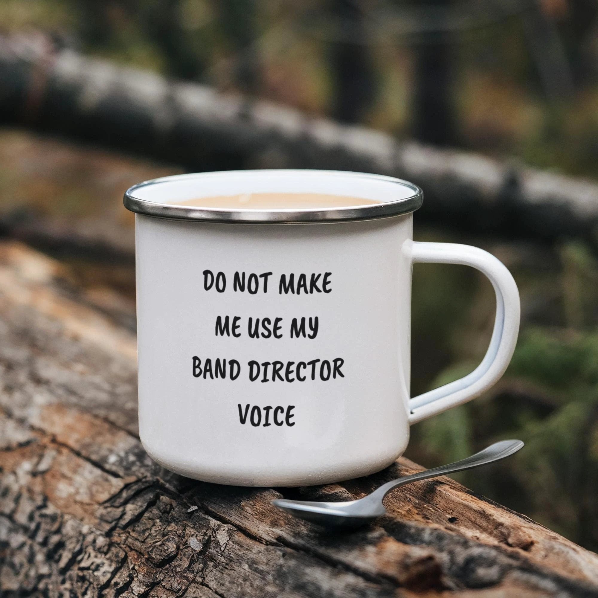 Do Not Make Me Use My Band Director Voice Funny Band Director Camping Mug – Gift for Music Teachers, Conductors & Band Geeks