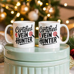 Certified Vein Hunter Phlebotomist Mug – Funny Medical Lab Tech Gift for Coworkers, Nurses & Students
