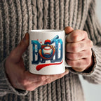 Baseball Dad Mug – Sports-Themed Ceramic Coffee Cup – Gift for Baseball-Loving Father or Coach