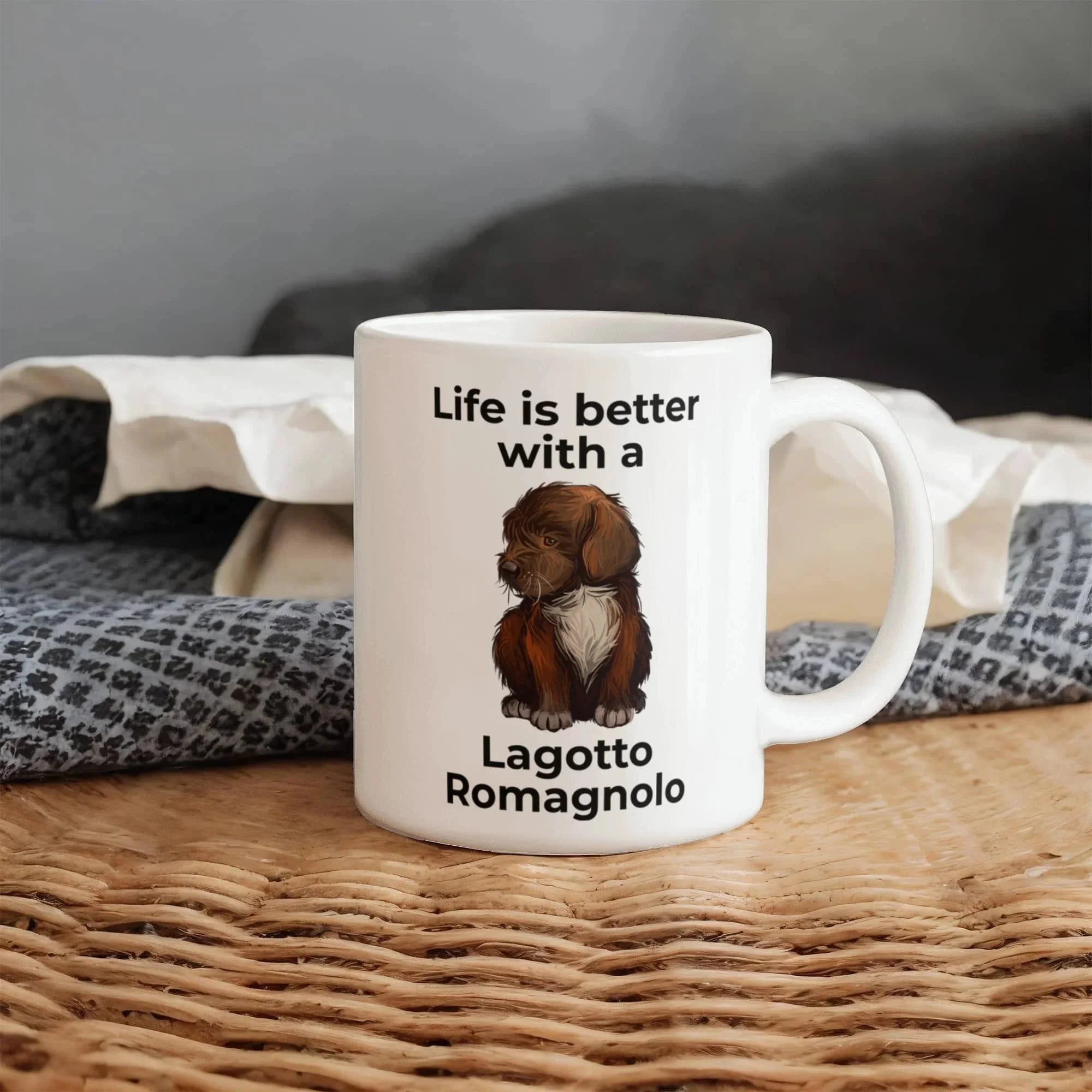 Life Is Better with a Lagotto Romagnolo Coffee Mug – Cute Dog Lover Gift for Lagotto Romagnolo Owners, Breeders & Pet Parents