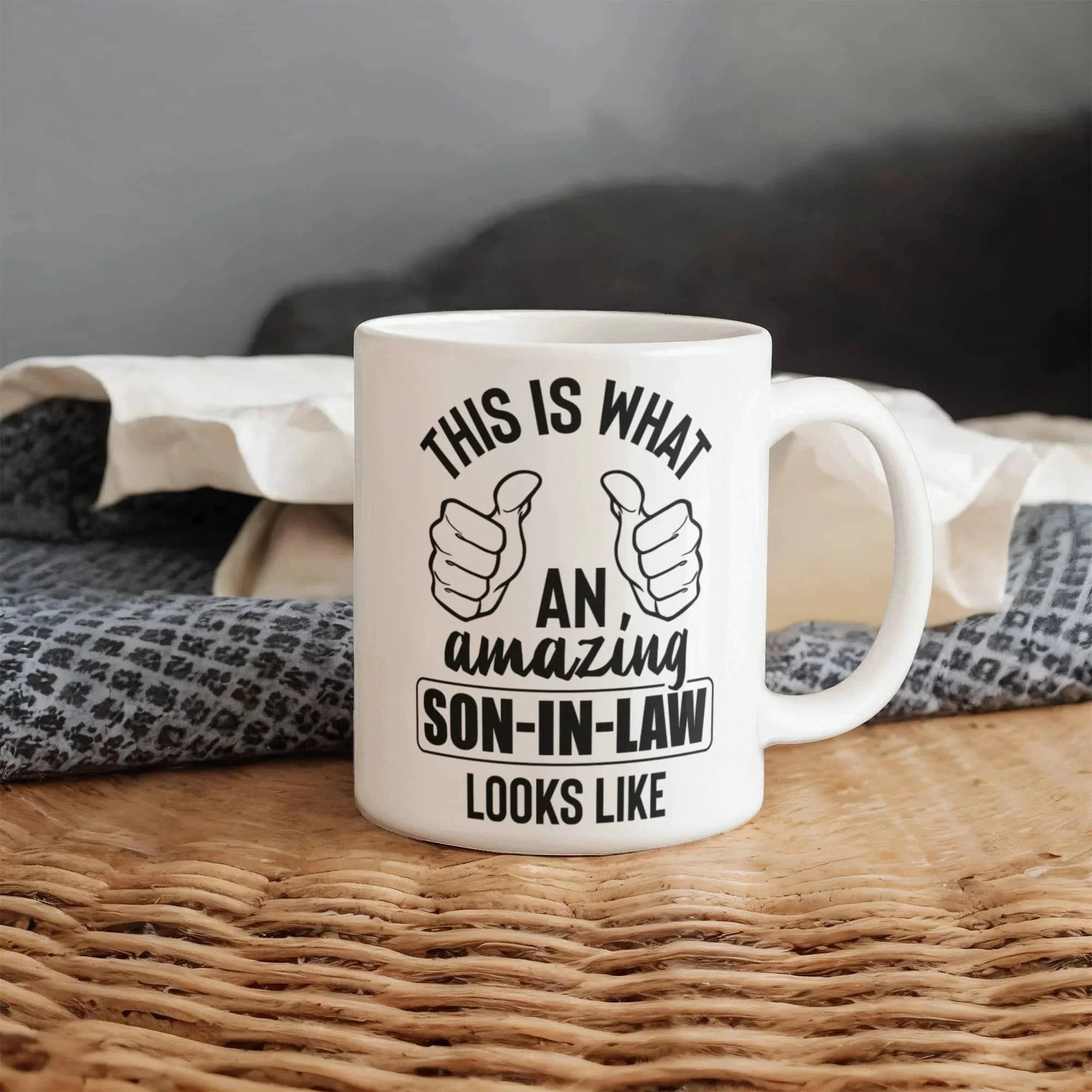 This Is What an Amazing Son-In-Law Looks Like – Ceramic Coffee Mug (11oz & 15oz)