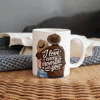 I Love Every Moment With You Mug – Romantic Couple Coffee Cup, Valentine's Day Gift for Husband, Wife, Boyfriend, Girlfriend & Anniversary