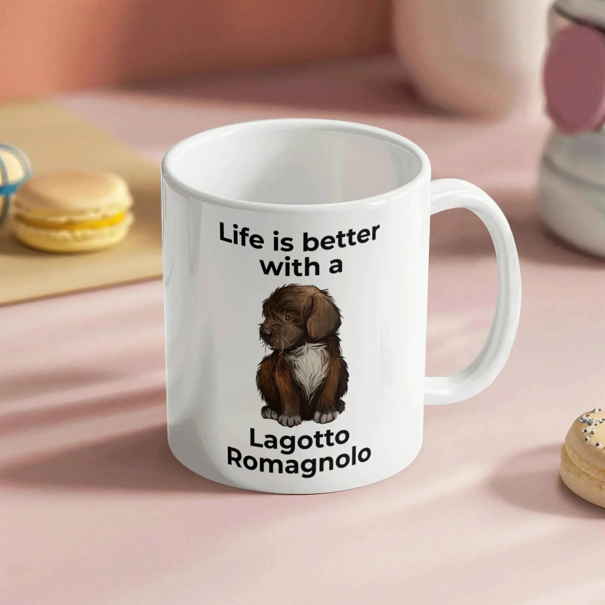 Life Is Better with a Lagotto Romagnolo Coffee Mug – Cute Dog Lover Gift for Lagotto Romagnolo Owners, Breeders & Pet Parents