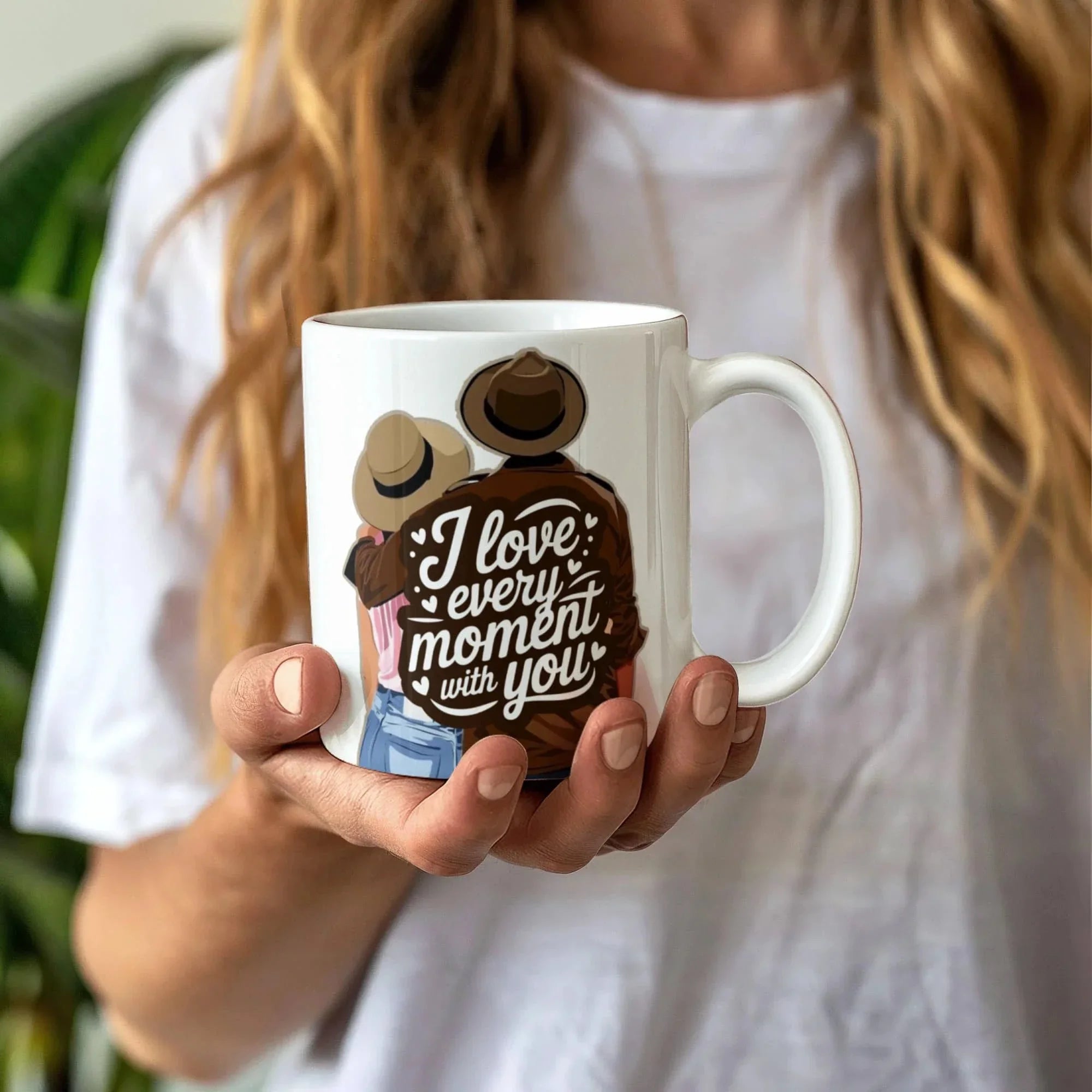 I Love Every Moment With You Mug – Romantic Couple Coffee Cup, Valentine's Day Gift for Husband, Wife, Boyfriend, Girlfriend & Anniversary