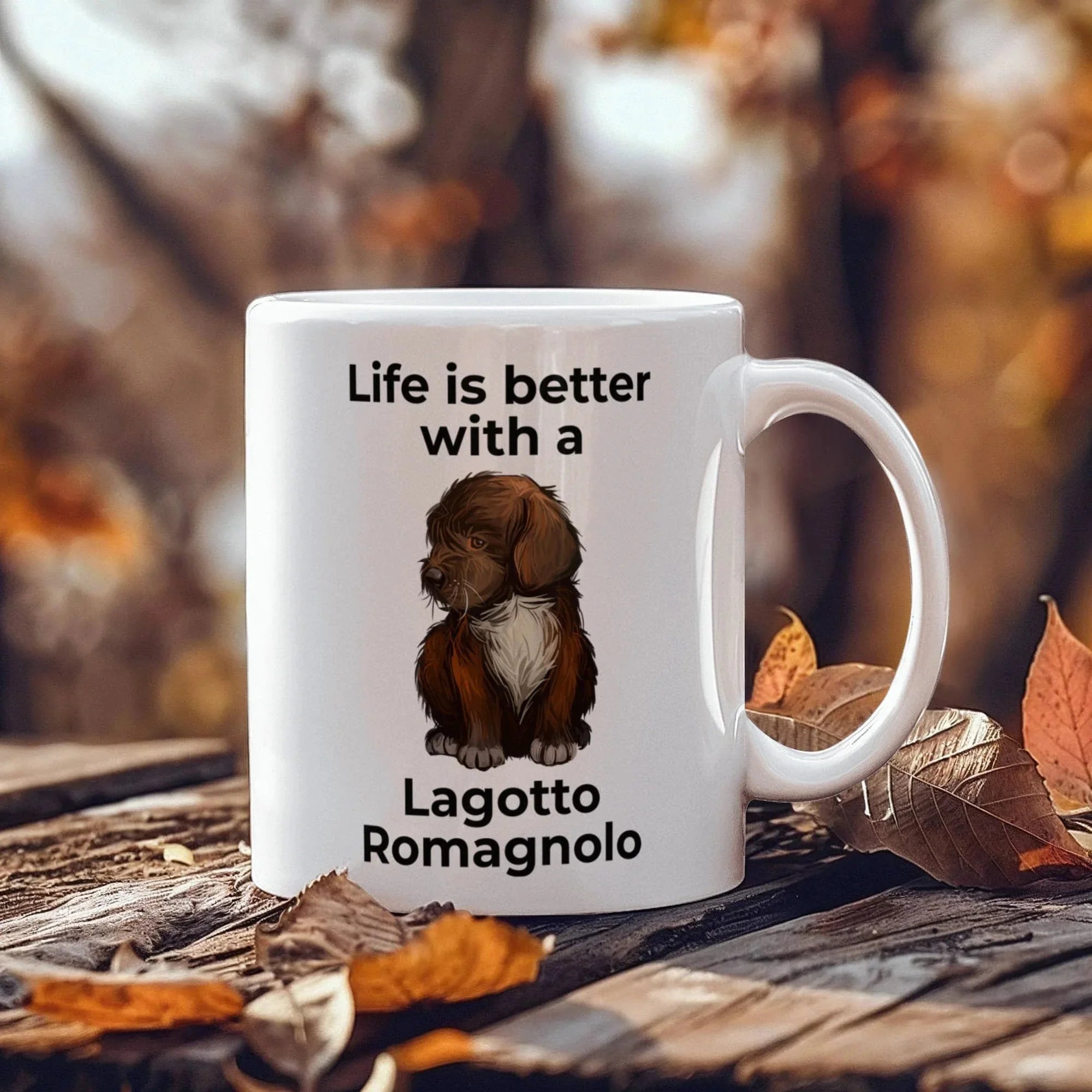 Life Is Better with a Lagotto Romagnolo Coffee Mug – Cute Dog Lover Gift for Lagotto Romagnolo Owners, Breeders & Pet Parents
