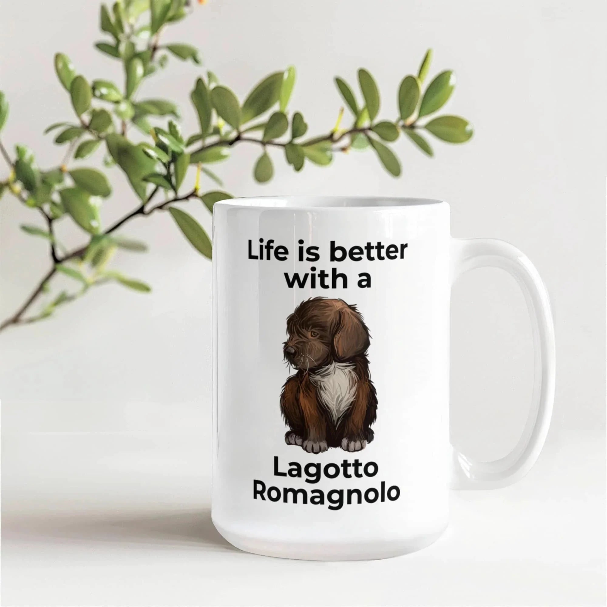Life Is Better with a Lagotto Romagnolo Coffee Mug – Cute Dog Lover Gift for Lagotto Romagnolo Owners, Breeders & Pet Parents