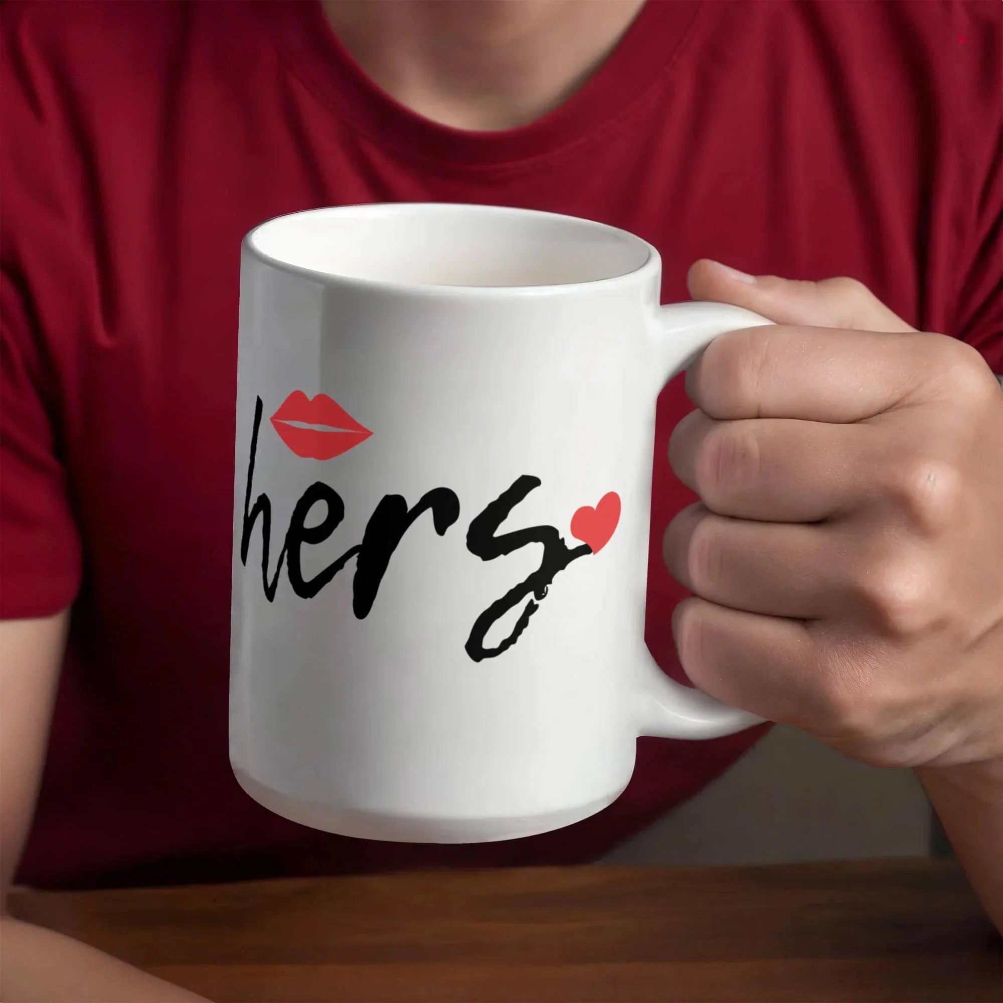 Her Love Mug – Ceramic Coffee Cup (11oz/15oz) Perfect for Romantic Occasions