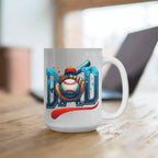 Baseball Dad Mug – Sports-Themed Ceramic Coffee Cup – Gift for Baseball-Loving Father or Coach