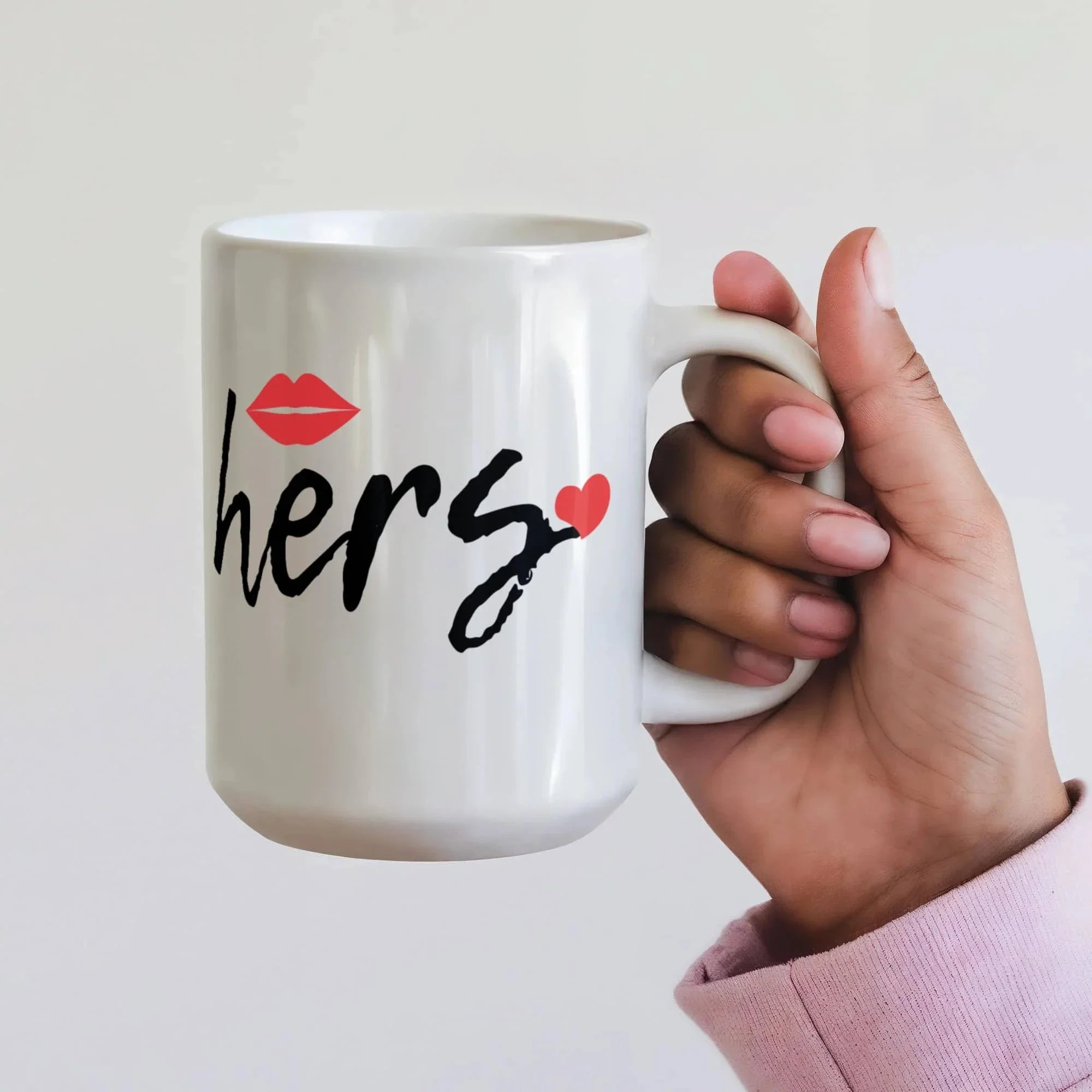 Her Love Mug – Ceramic Coffee Cup (11oz/15oz) Perfect for Romantic Occasions