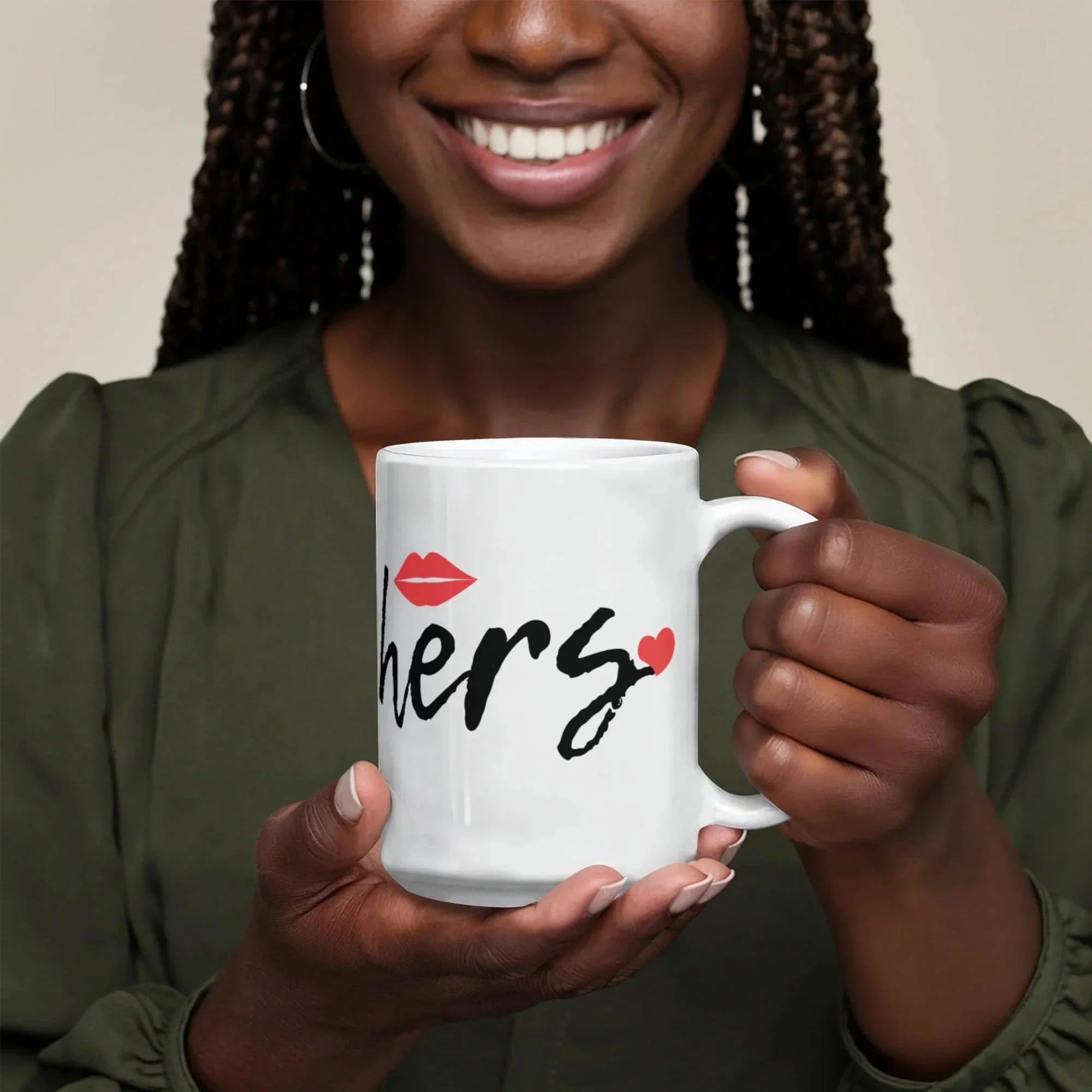 Her Love Mug – Ceramic Coffee Cup (11oz/15oz) Perfect for Romantic Occasions
